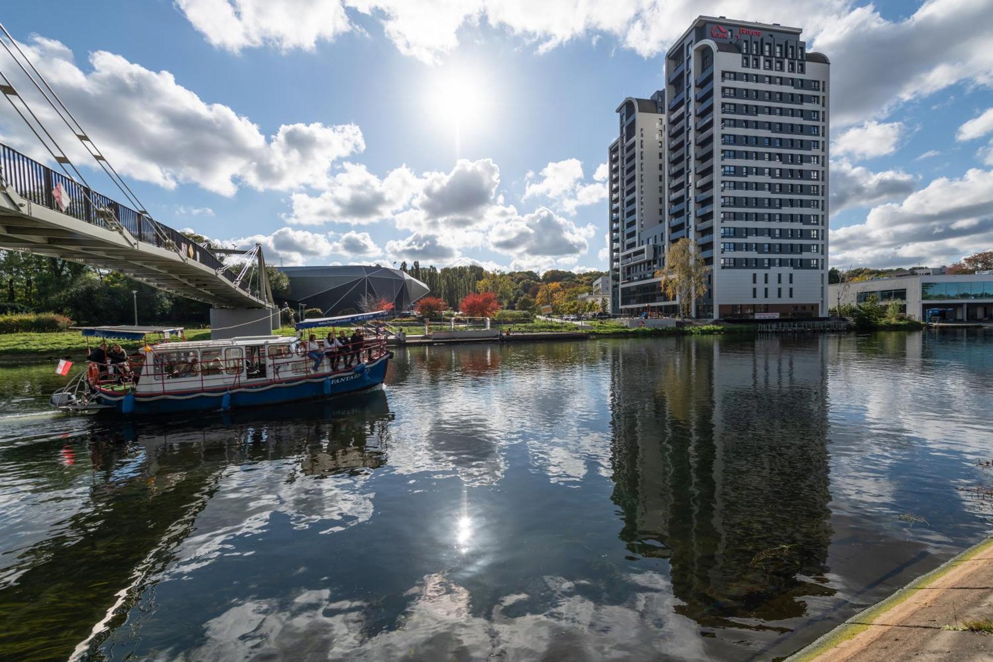 Apartament River Tower W Bydgoszczy Na14 Kondygnacji エクステリア 写真